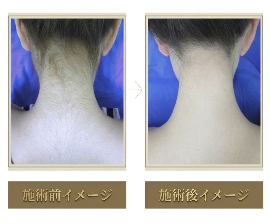 うなじ脱毛