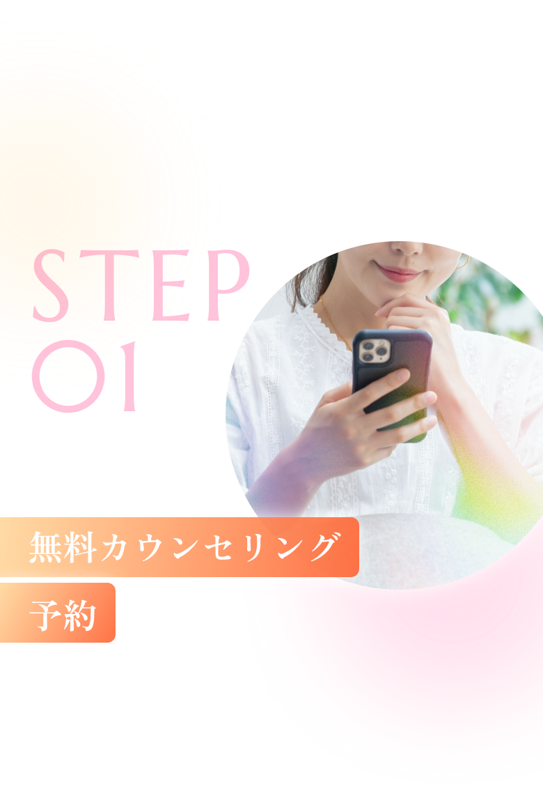 step1の女性が予約している写真