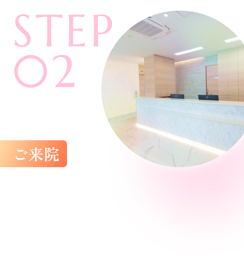 step2のお店に訪れた際の内観