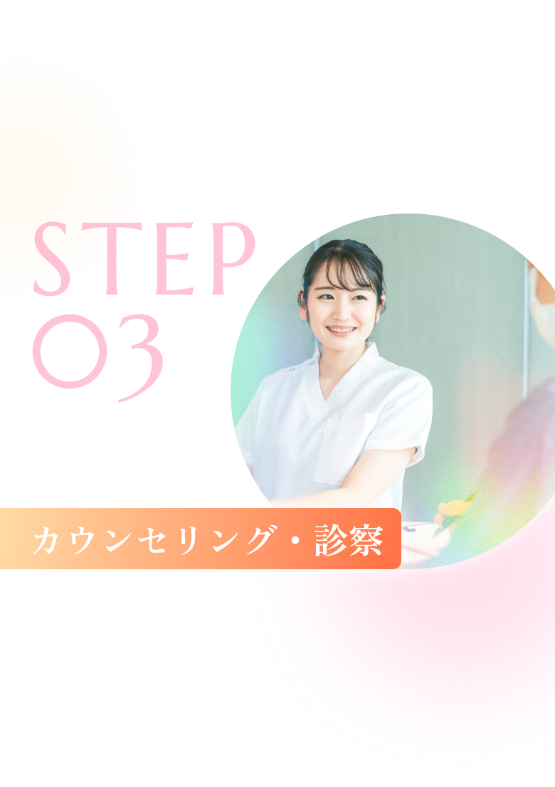 step3のカウンセリングの写真