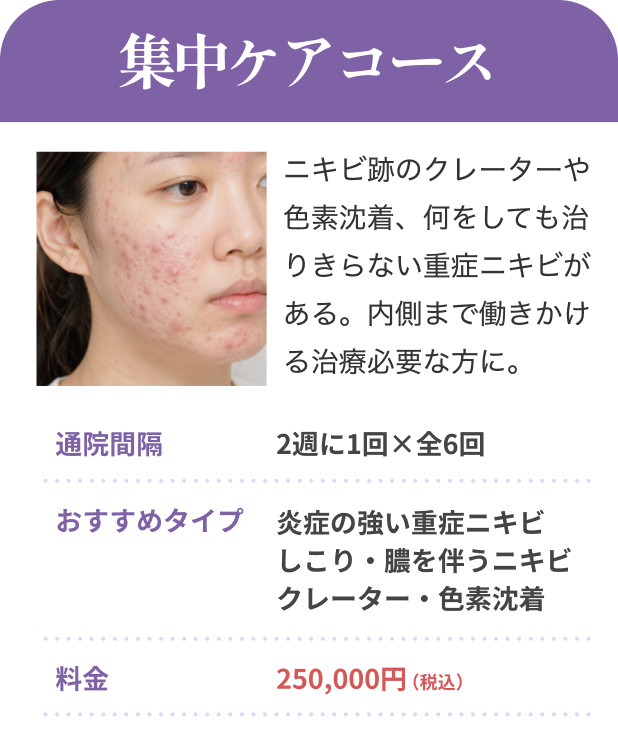 集中ケアコース